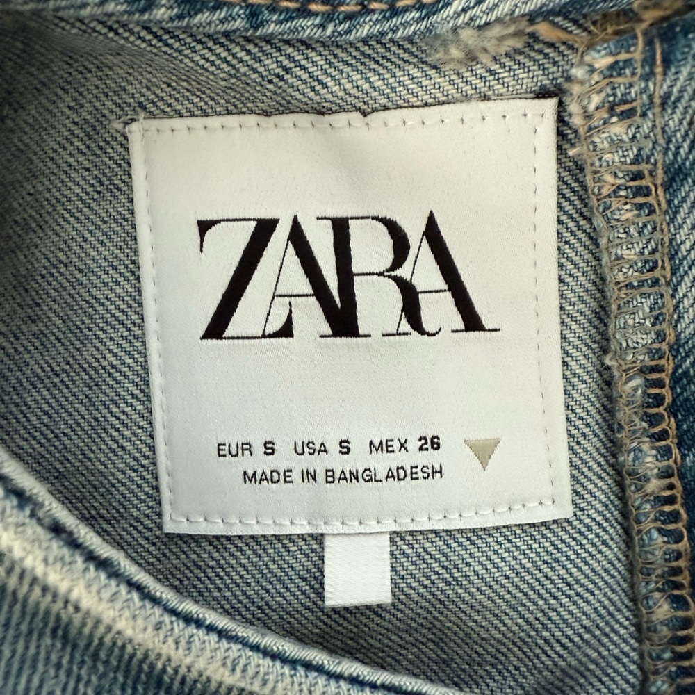 Zara Denim Mini Dress - Picture 3 of 3